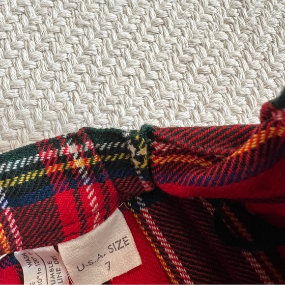 Vintage Plaid Scottish Kilt Style Wool Blend Skirt - Picture 6 of 7